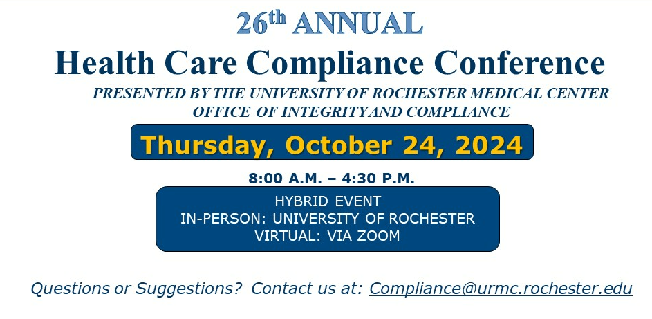 Compliance conference