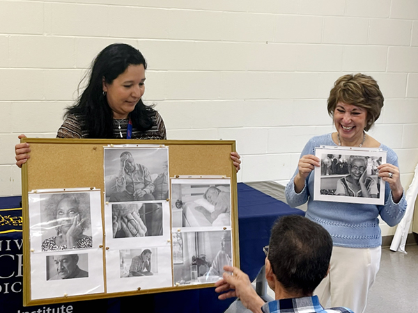 Annie Medina-Walpole reacts to participant's comments