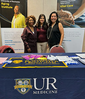 URAI table at Roc Senior Summit