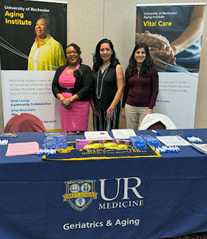 URAI table at Roc Senior Summit