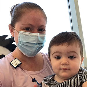 Kate Ocon with Her Daughter