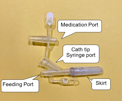 PEG medication port