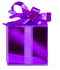 Purple gift box