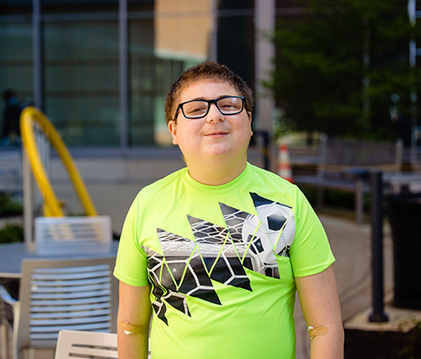 Jacob in Grace's Garden at GCH