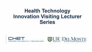 Thumbnail Heath Technology Innovation Visiting Lecture Series 30 July 2018