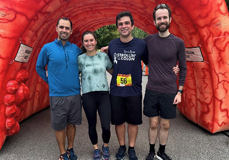 Fellows at a race together