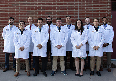 2023 Residents Posing for Photo Outside