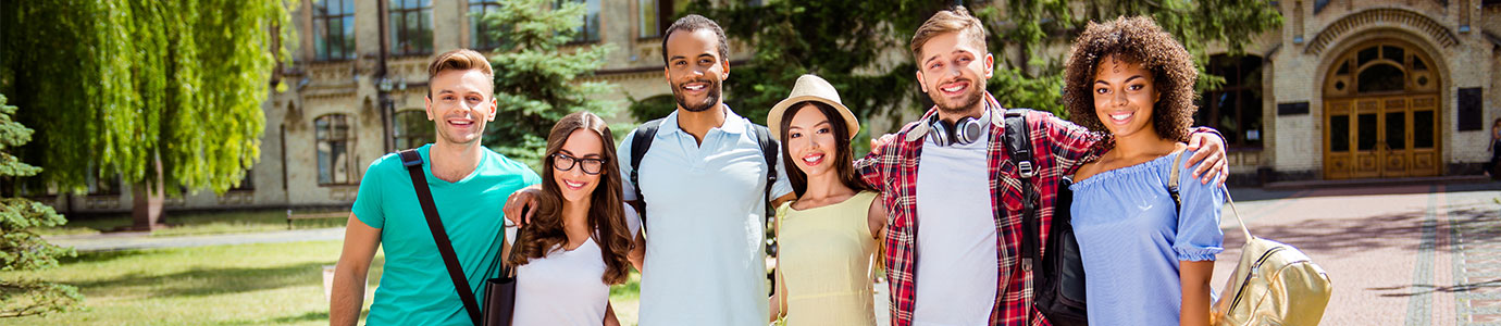 incoming graduate student group shot banner