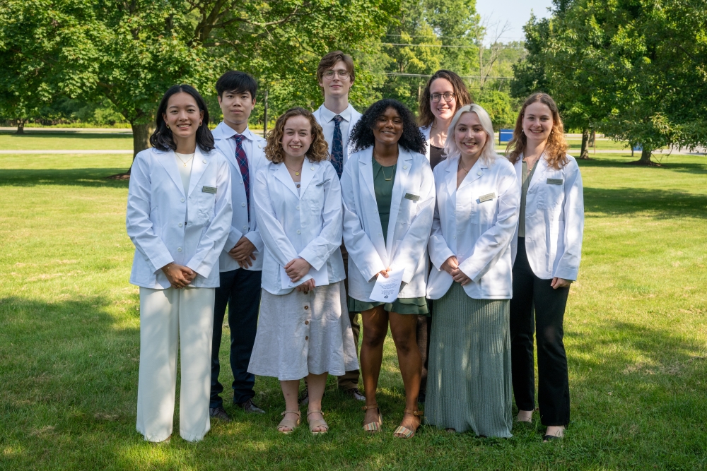 2024-25 MSTP Incoming Students at White Coat Ceremony.