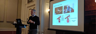 Presentation at lectern