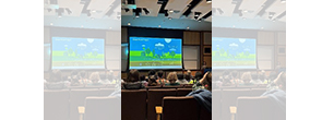 Audience view at an event