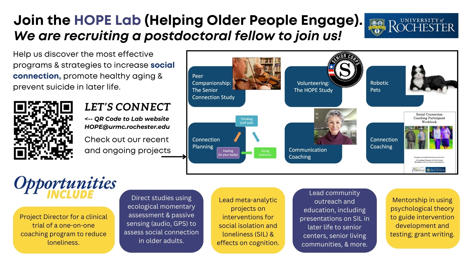 HOPE Lab is Recruiting a Postdoctoral Fellow