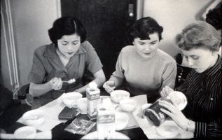 Dental Hygienists on break at the Eastman Dental Dispensary.