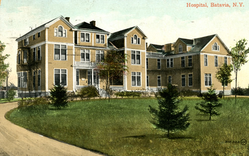 Batavia Hospital with new wing