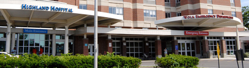 Picture of Highland Hospital from the outside