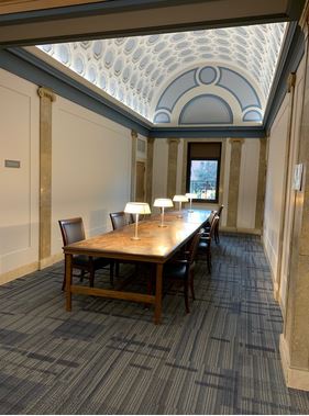 Miner Library Reading Room Historic Tables