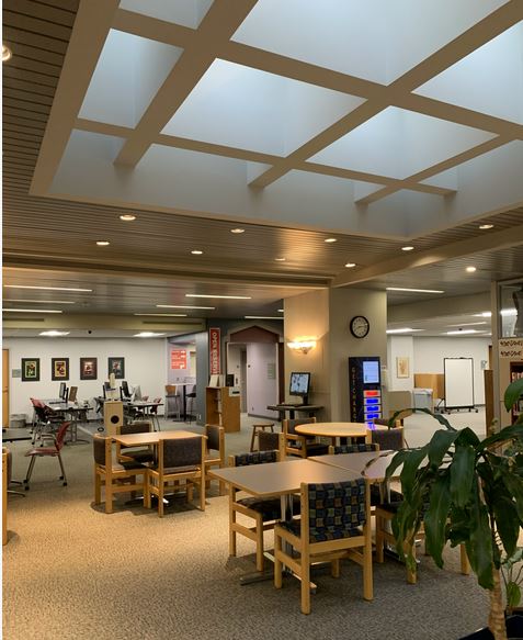 Miner Library Front Lobby Area