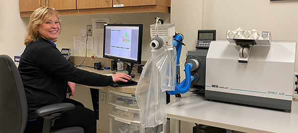 Pulmonary function test equipment