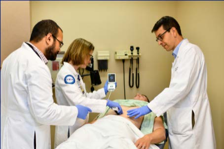 Amy Blatt, MD provides demonstration of POCUS