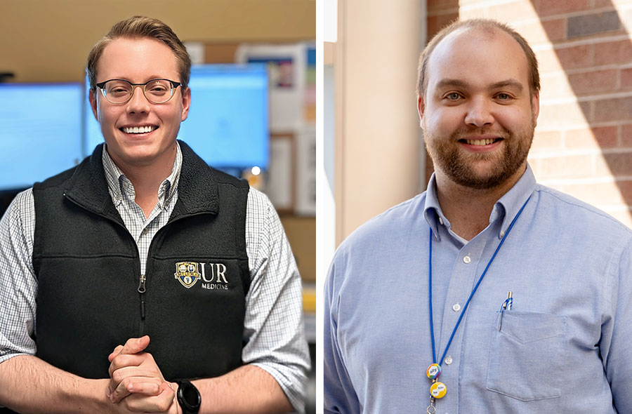 New DEI Council Members Nicholas Beaver (left) and Tyler Cavin (right)