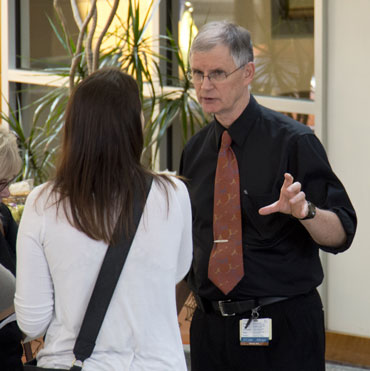Dr. John Grable at Resident Education Day