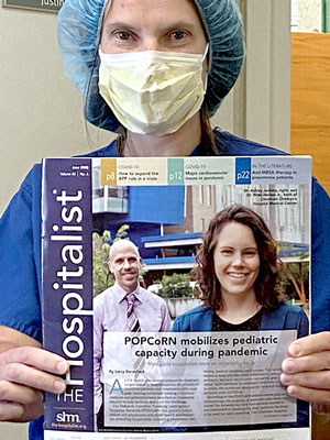 Ashley Jenkins featured in The Hospitalist news magazine