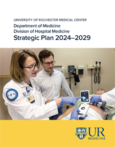 Cover page of Hospital Medicine Division STrategic Plan 2024-2029