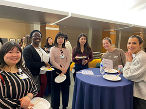 Medical students at Pathways dinner