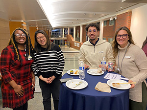 Medical students at Pathways dinner