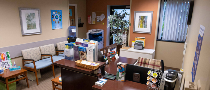 waiting room of outpatient clinic