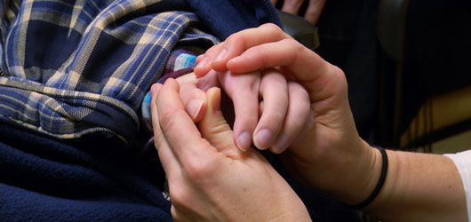 doctor patient hands