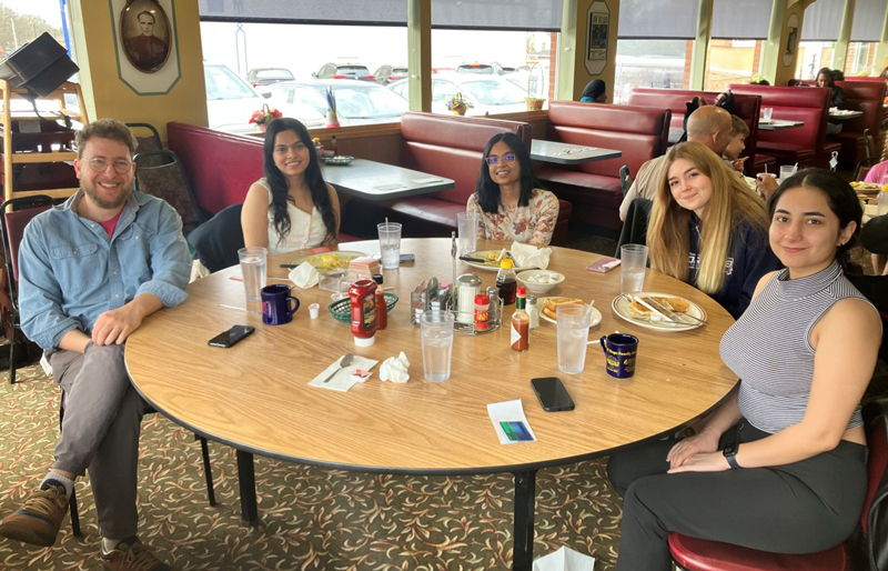 Celebrating National Student Employment Week at Mount Hope Diner