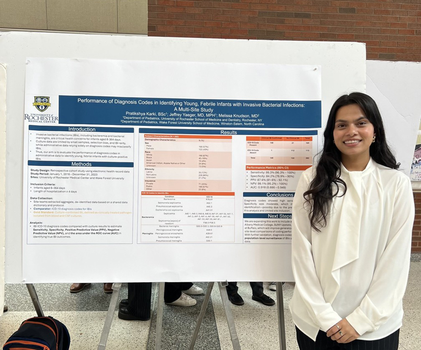URMC Pediatric Research Celebration Day 2025 - Poster by Pratikshya Karki