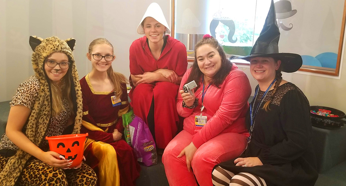 Pediatric Patient Reverse Trick or Treat Event, October 2021