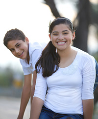 Smiling Teens