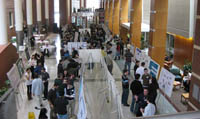 graduate students atrium