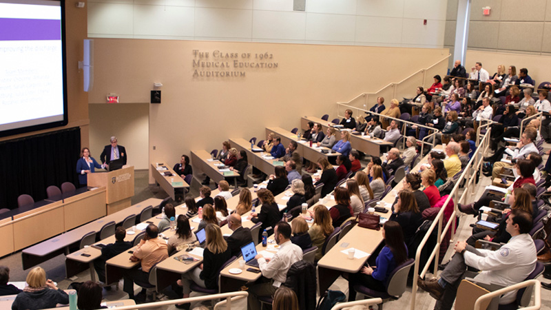 Presentation in auditorium