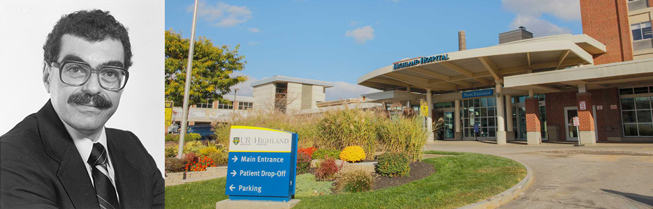 David Bonacci and Highland Hospital building