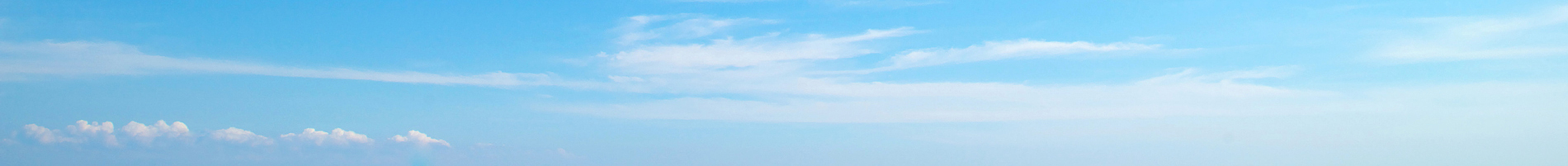 Blue Sky with Puffy Clouds