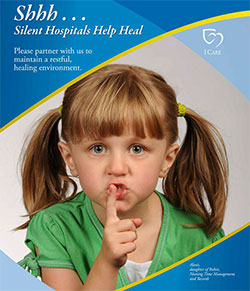 Shhh... campaign poster