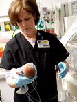 Nurse with baby