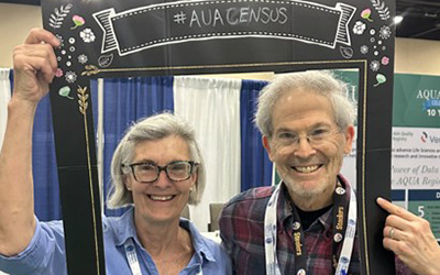 Ronald Rabinowitz Under a #AUACENSUS Sign