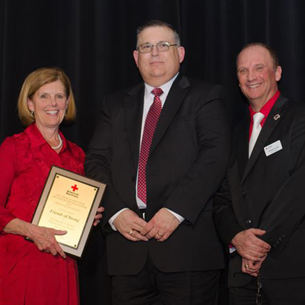 Friends of Strong, URMC Recognized for Unparalleled Support of Red Cross Blood Drives