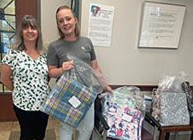 Lilac Twig Donated Blankets To ER