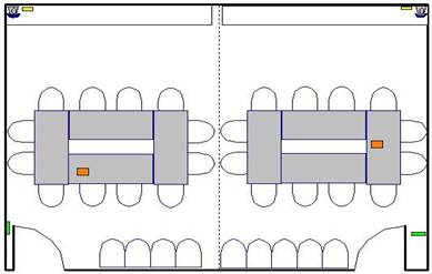 Room layout, SRB 2420