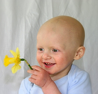 Girl with flower